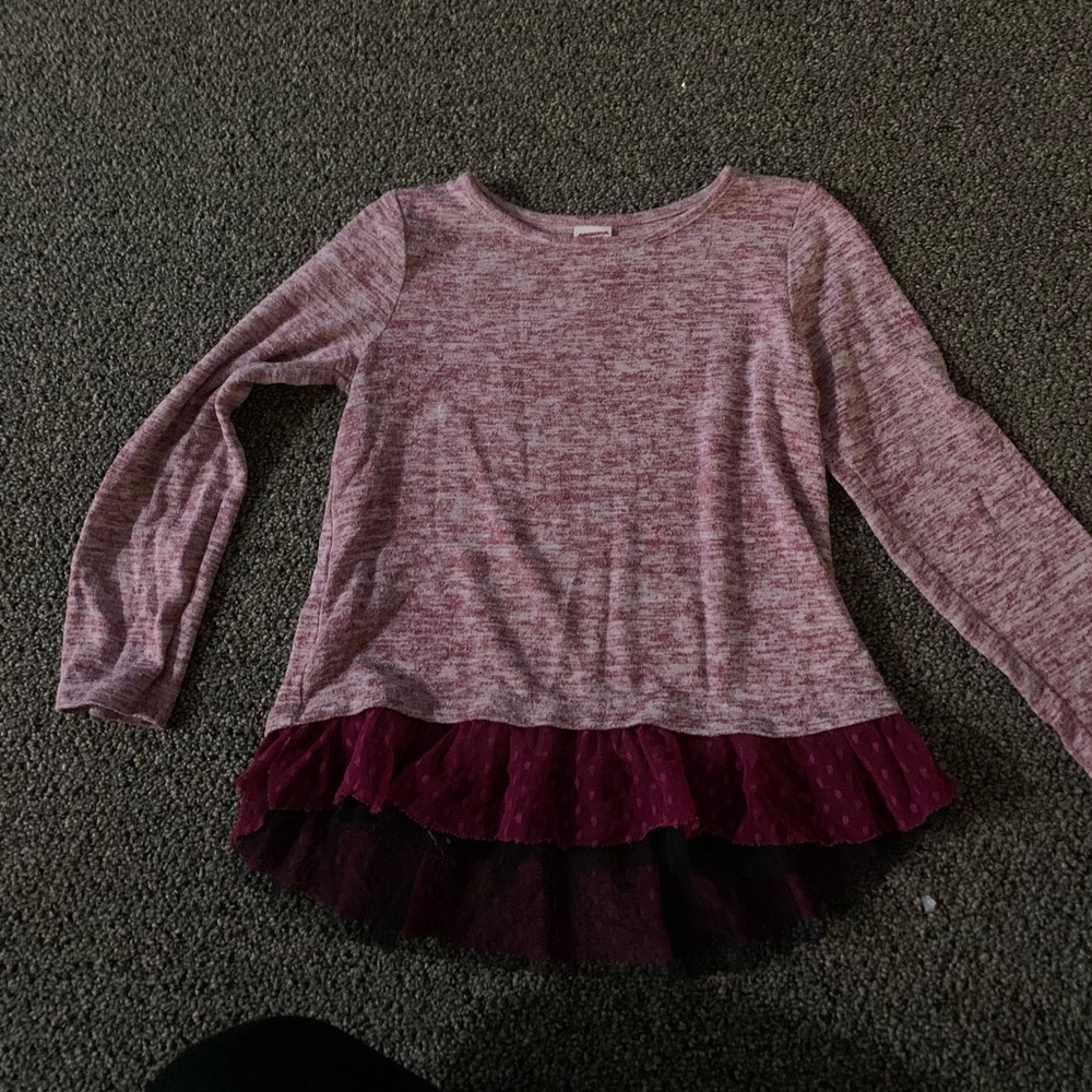 Magenta girls Kong’s sleeve shirt